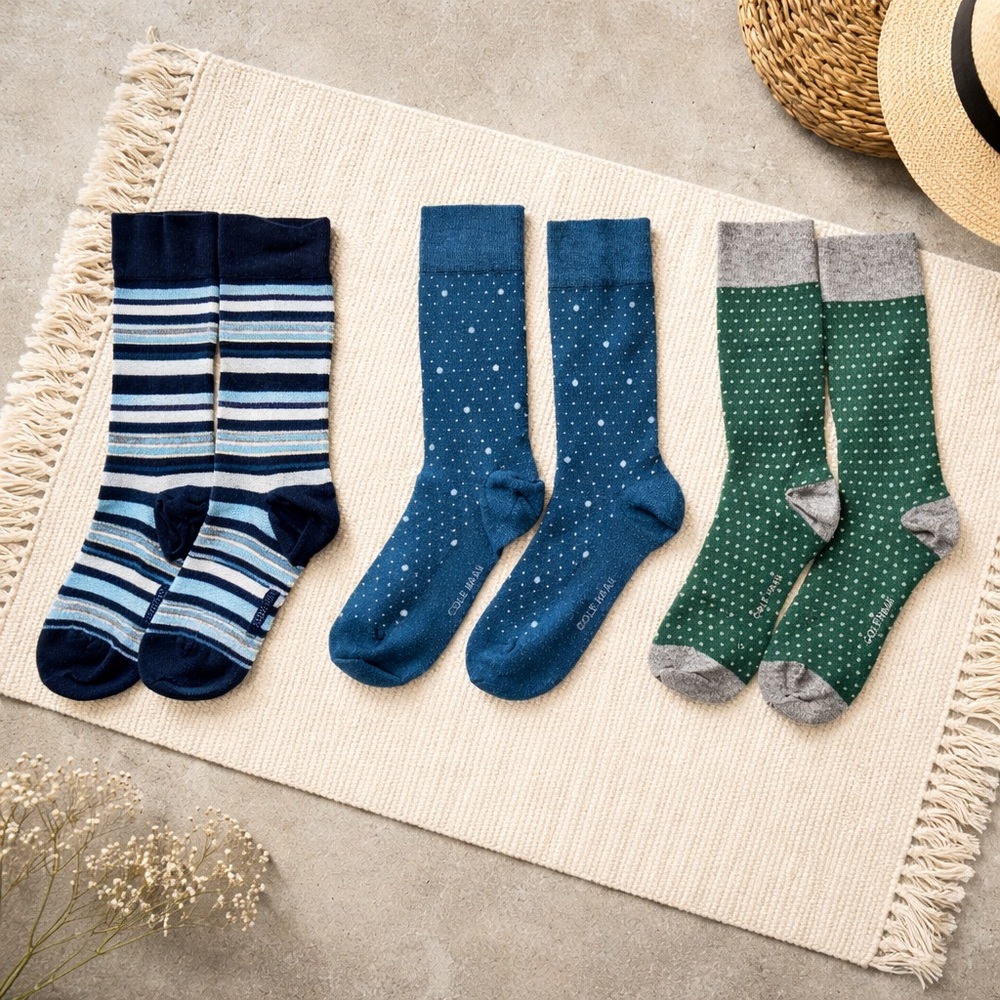 Cole Haan set of 3 Dress Socks